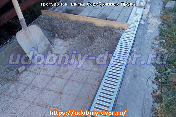 Укладка тротуарной плитки в городском округе Серебряные Пруды